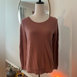 Loft Rose Gold Lightweight Sweater